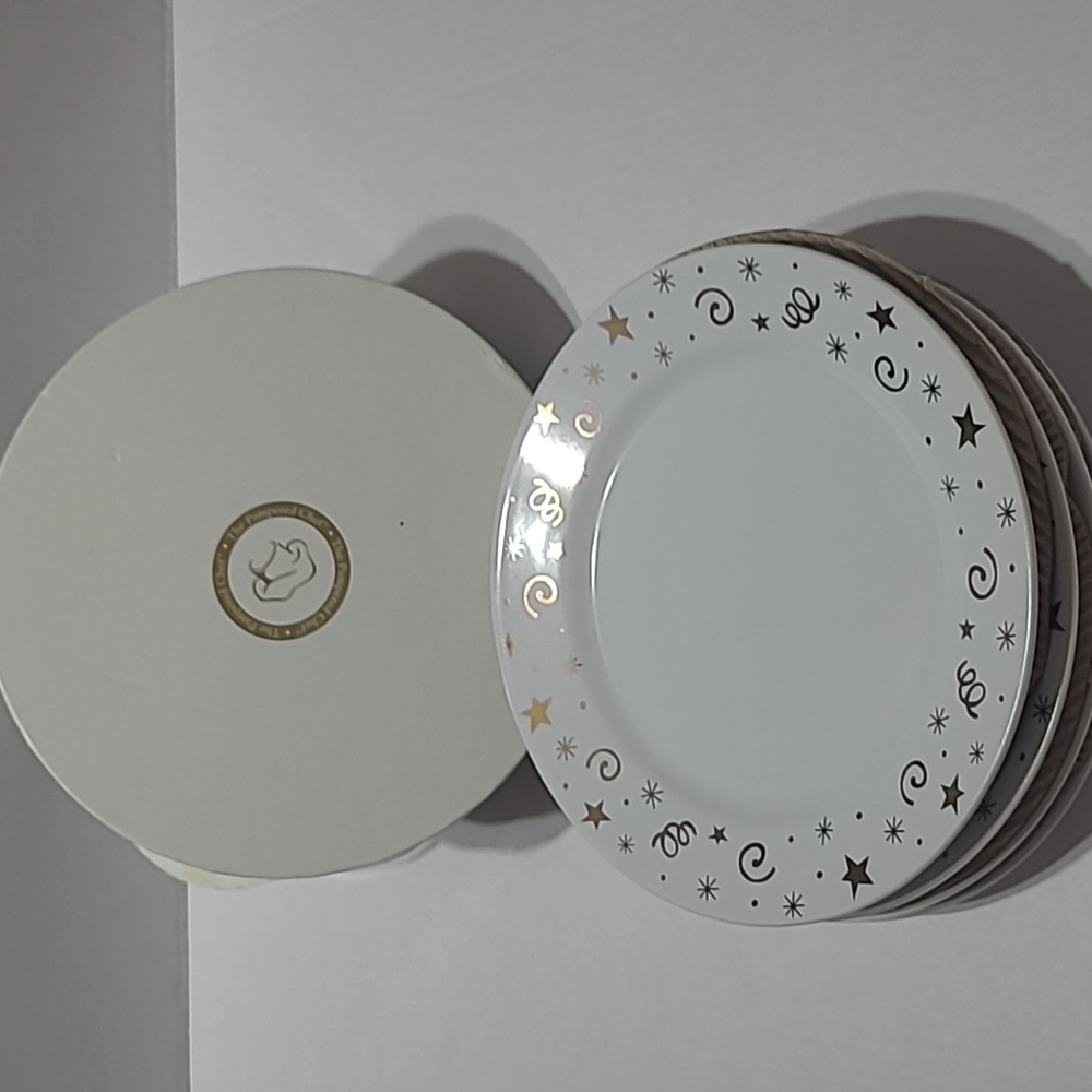 Vintage Pampered Chef Dessert Plates (4)